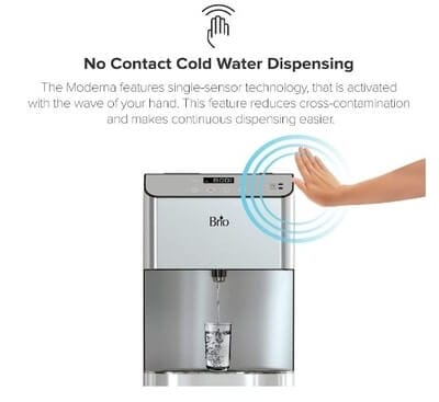 Brio Moderna Touchless Bottom Load Water Cooler Dispenser, CLBL720SCX