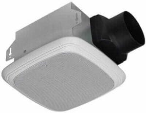 Homewerks 7130-04-BT Ceiling Mount Bathroom Fan with Bluetooth Speaker