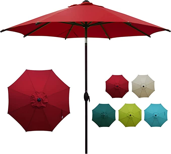 colorful patio umbrellas

