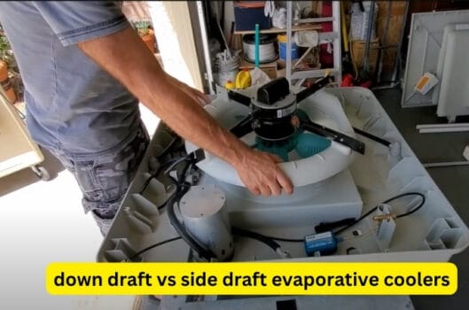 down draft vs side draft evaporative coolers